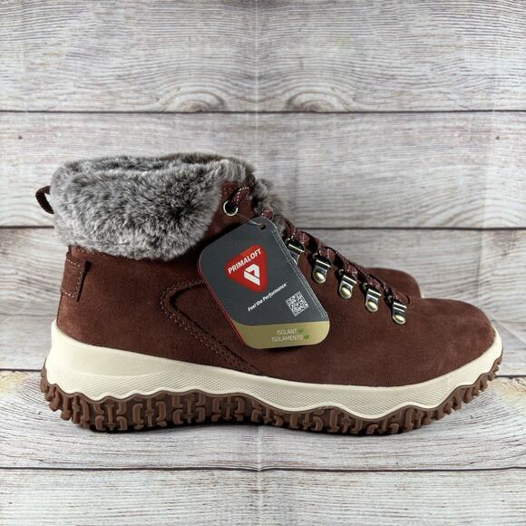 LL Bean Womens Day Venture Insulated Boots Size 9.5 Alpine Brown Winter Outdoor - Picture 1 of 11